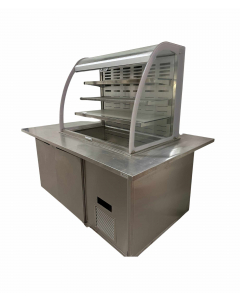 Kjølt buffet på hjul rustfri, OUTLET
