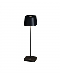 Capri 7829 oppladbar bordlampe, sort