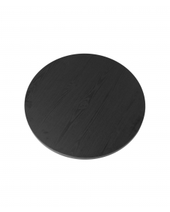 Laminat bordplate, shadow black, Ø60