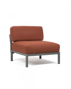 Maximo Midtmodul - Basalto ramme, canella puter, sunbrella