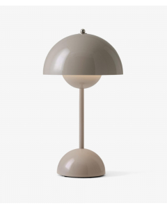 Flowerpot VP9 oppladbard bordlampe, Grey Beige