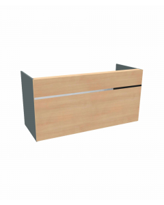 Resepsjonsdisk Eik/Norwegian Green - 200 cm