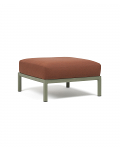 Maximo Puff - Cactus ramme, canella puter, sunbrella