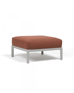 Maximo Puff - Gesso ramme, canella puter, sunbrella
