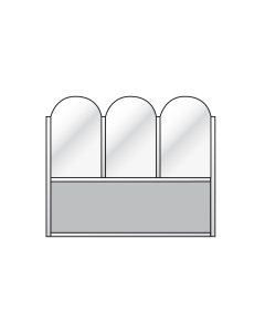 Vindskjerming Firenze Elegance 197x155 c m