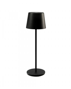 Vance 7888 oppladbar bordlampe, sort