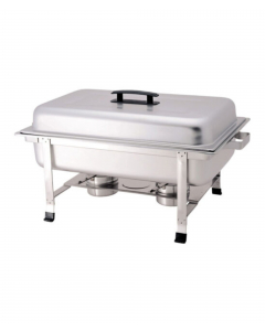 Chafing dish med lokk - alkohol brennere