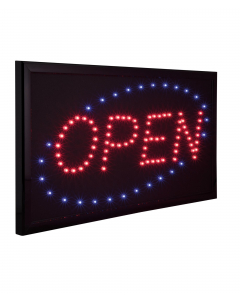 LED skilt - "open"