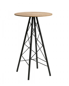 Spagetti barbord - wood Ø60