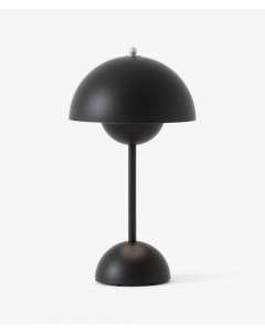 Flowerpot VP9 oppladbard bordlampe, Matt Black