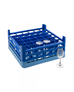 Oppvaskkurv 36 høye glass 500x500x230 