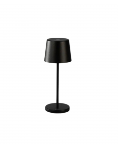 Vance 7877 oppladbar bordlampe, sort