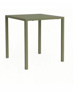 451 komplett bord, 70x70cm Aluminium, Oliven 