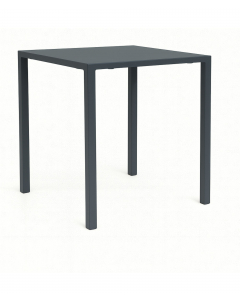 451 komplett bord, 70x70cm Aluminium, Antrasitt 