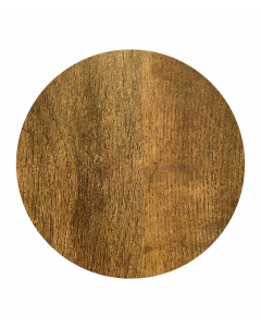 Kompaktlaminat bordplate Ø70cm, 12 mm - Teak