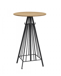 Spagetti barbord m/ knagg  - Wood Ø60