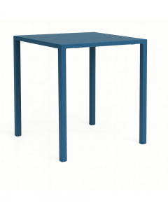 451 komplett bord, 70x70cm Aluminium, Sjøblå 