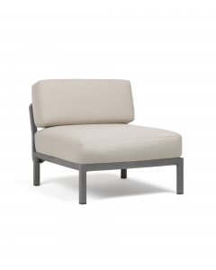Maximo Midtmodul - Basalto ramme, perla puter, sunbrella