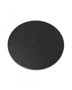 Laminat bordplate, shadow black, Ø80