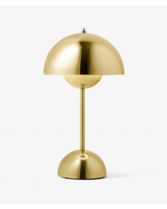 Flowerpot VP9 oppladbard bordlampe, Brass-Plated