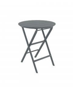 Helle - sammenleggbart bord Ø60cm, Mørk grå