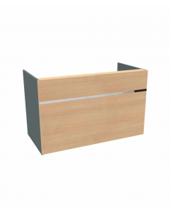 Resepsjonsdisk Eik/Norwegian Green - 160 cm