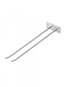 Glasshenger 400 Vegg, 100 mm, Chrome, OUTLET