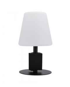 Oppladbar bordlampe m/tavle