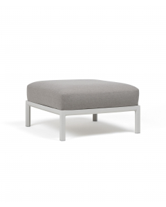 Maximo Puff - Gesso ramme, lava puter, sunbrella