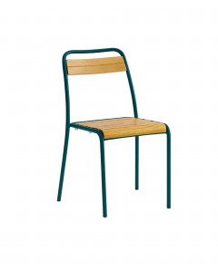  Iroko Astra stol  sjøblå