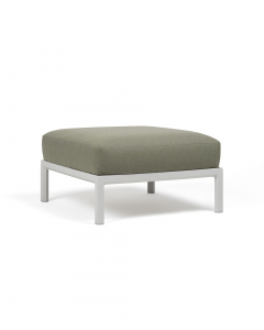 Maximo Puff - Gesso ramme, timo puter, sunbrella