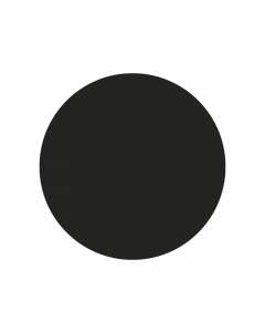 Classicline bordplate, sort, Ø90