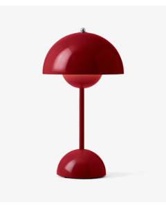 Flowerpot VP9 oppladbard bordlampe, Vermilion Red​